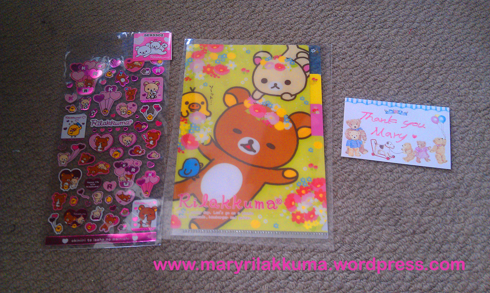 Free gifts!  Kawaii!