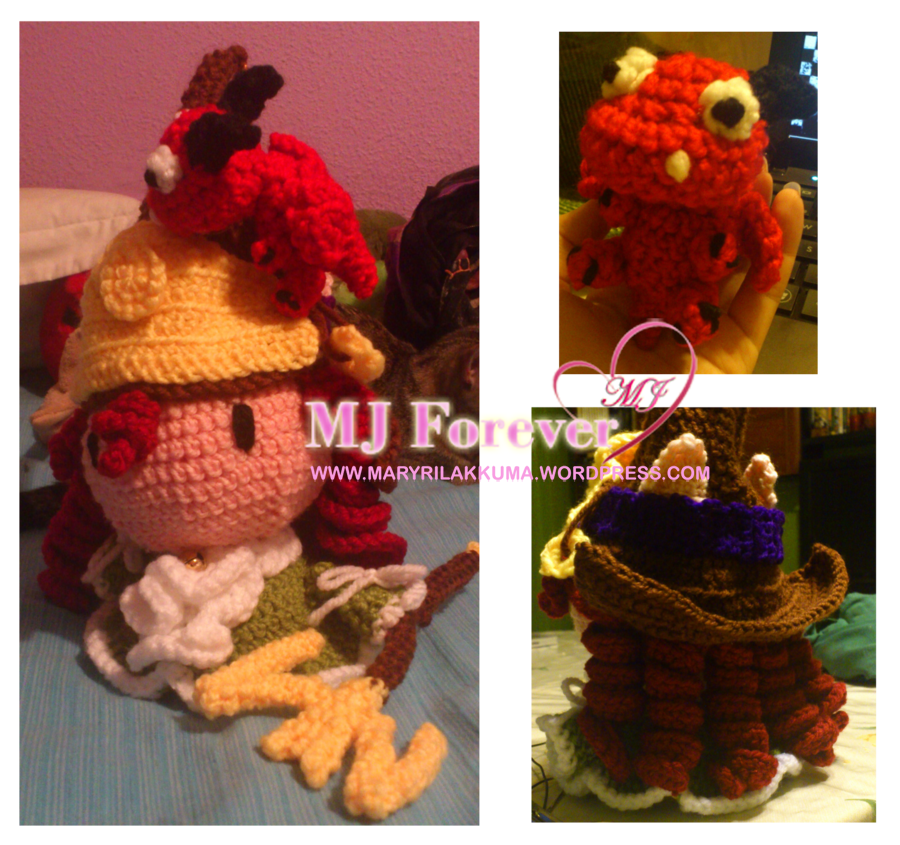 Lulu Amigurumi with dragon