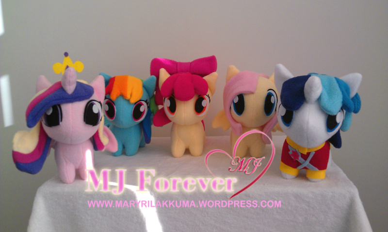 Chibi ponies by happybunny86