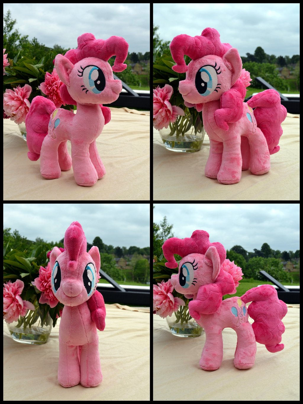 Pinkie Pie Plush by PulsefireKitten greeted me this morning