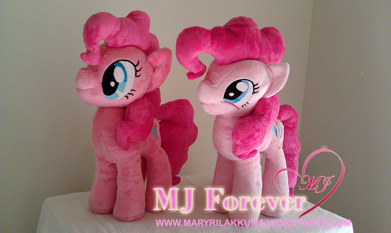 Pinkie Pie #1 by PulsefireKitten and Pinkie Pie #2 by Finnickie