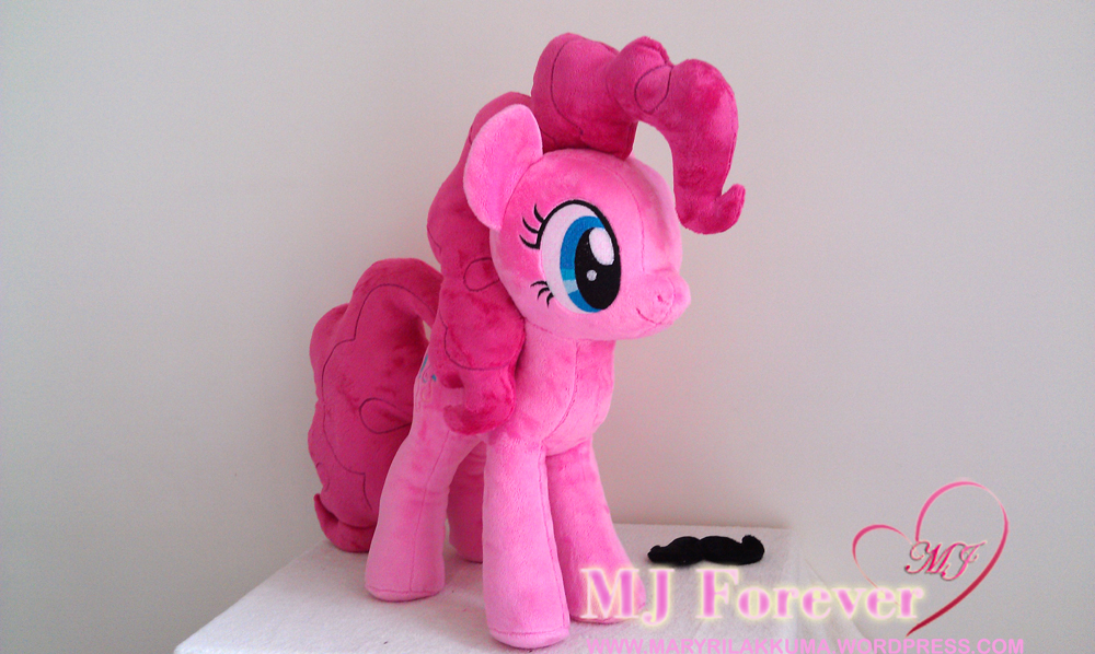 Huge Pinkie Pie plushie by Wild-Hearts