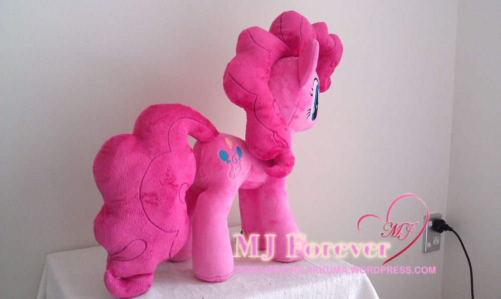 Huge Pinkie Pie plushie by Wild-Hearts