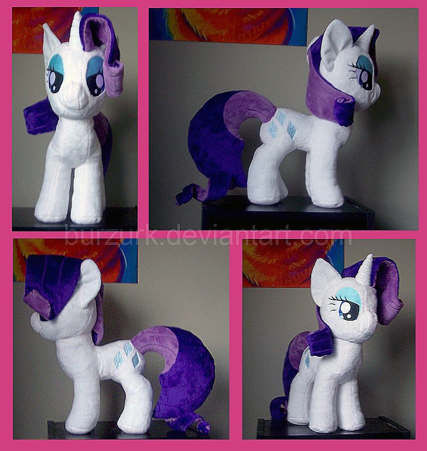 Rarity plushie by burzurk