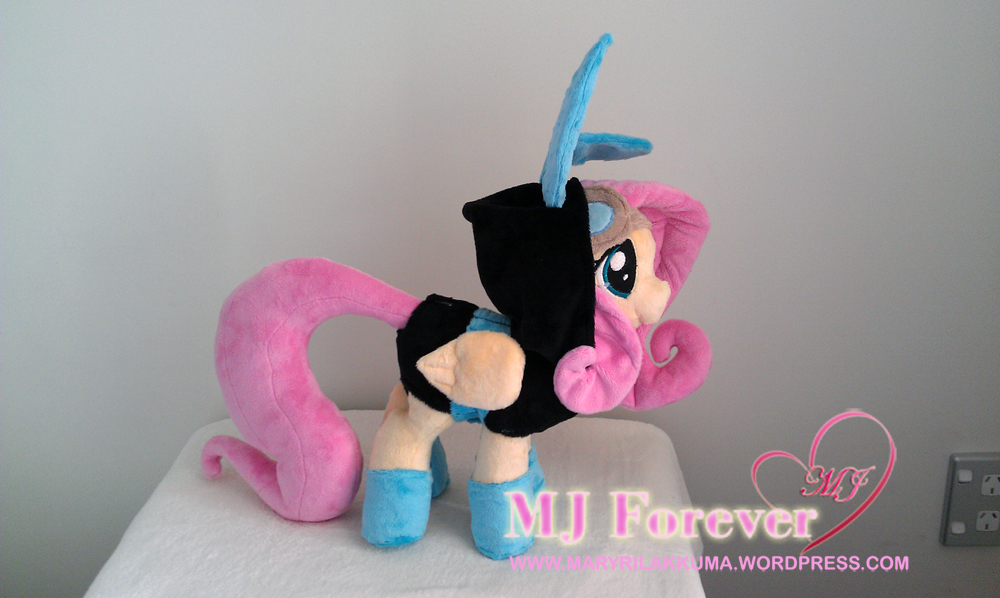 Dangerous Mission Fluttershy plushie by Sophillia - with wings attached