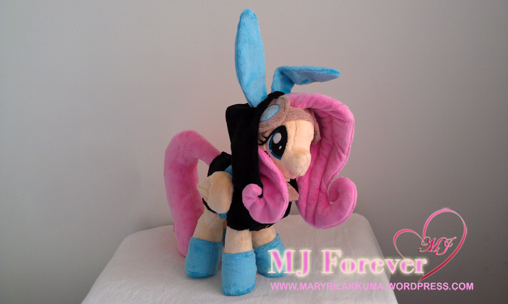 Dangerous Mission Fluttershy plushie by Sophillia - with wings attached