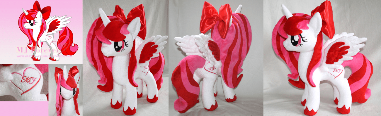 Pre-shipment pics for Mary-Joe aka MJ Forever OC pony plushified by one of my favourite plushie artists - ~Lavim aka Red Paw!