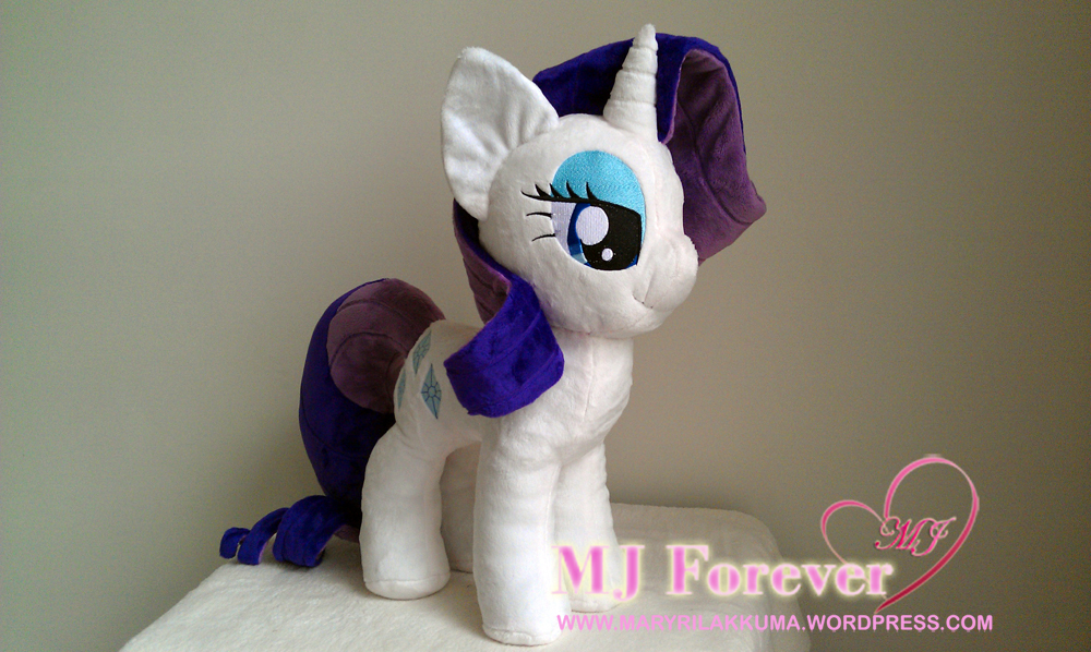 Rarity plushie #2 by Burzurk