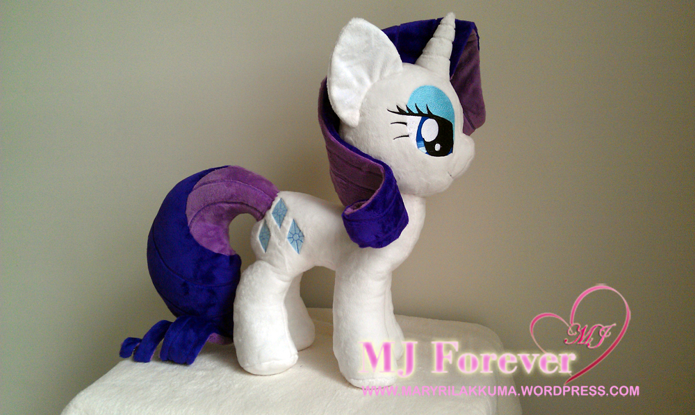Rarity plushie #2 by Burzurk