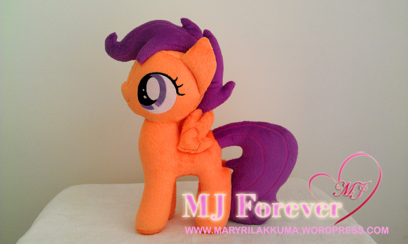 Scootaloo plushie by Lavim