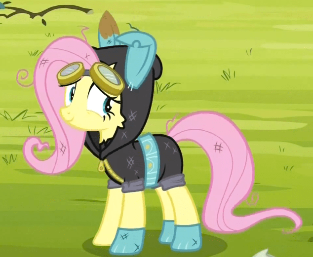 Fluttershy in Dangerous Mission Outfit :D