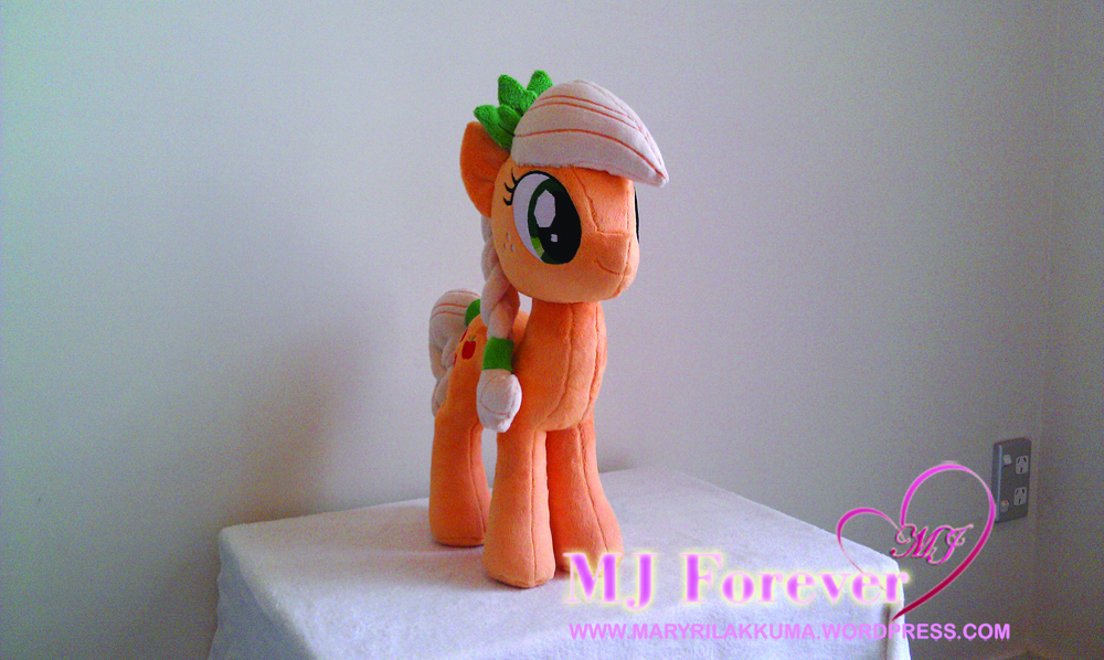 Crystal pony Applejack by GreenTeaPlushies!