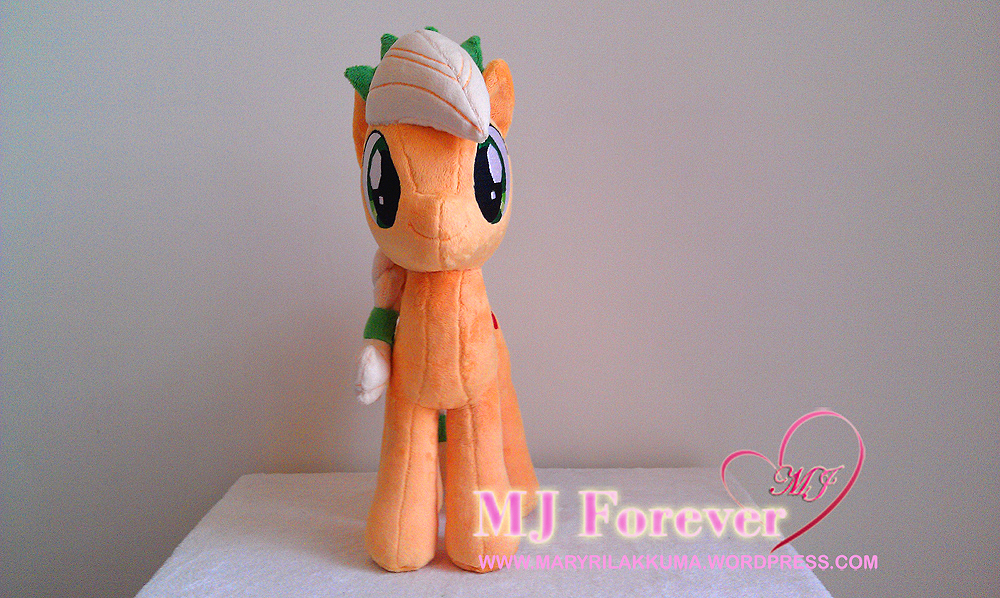 Crystal pony Applejack by GreenTeaPlushies!