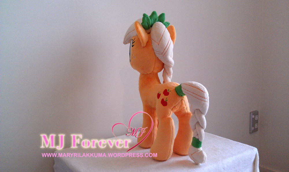 Crystal pony Applejack by GreenTeaPlushies!