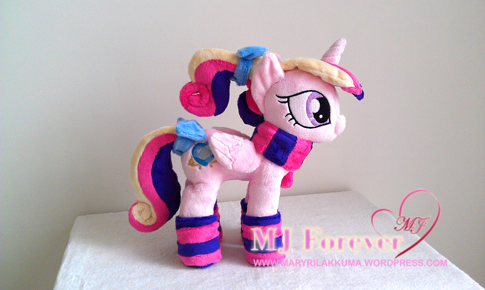 Foalsitter Princess Cadance plushie by navkaze (with her winter gear!)
