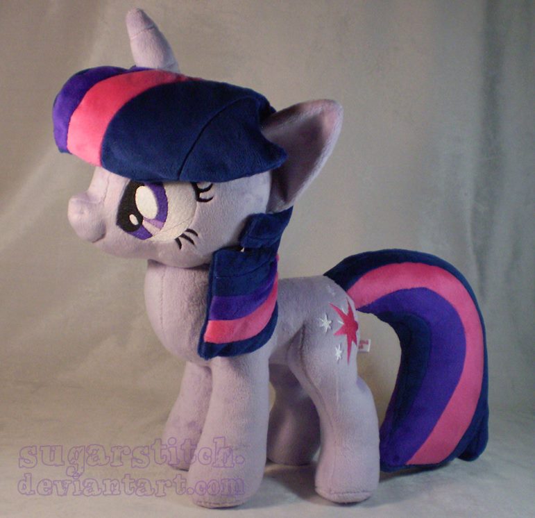 Pre-shipment pics for Winter Wrap-Up Twilight plushie by sugarstitch