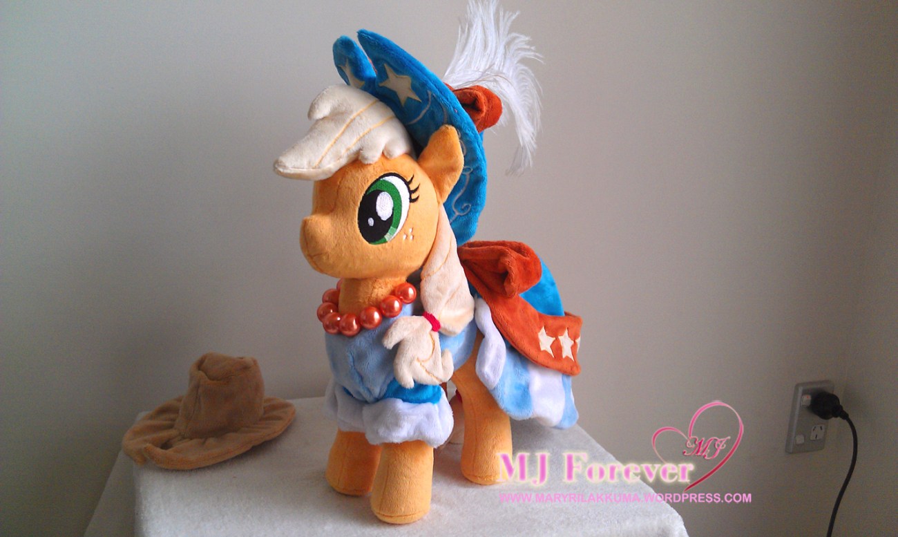 Applejack in coronation dress by Little-Broy-Peep-Inc