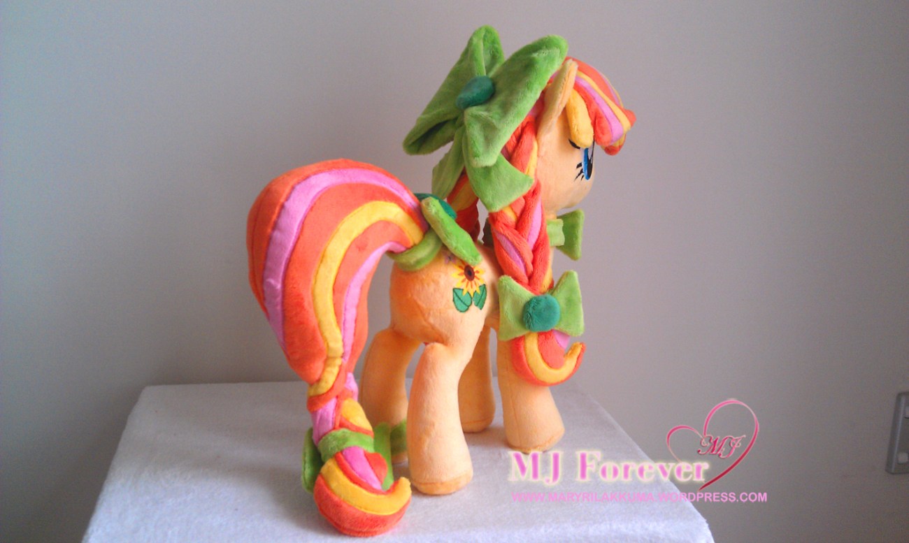 My earth pony OC - Bliss, plushified by Little-Broy-Peep-Inc