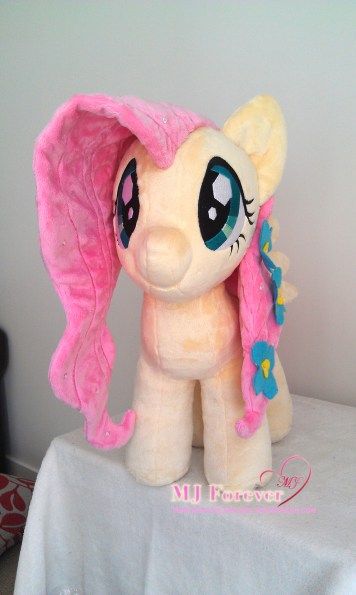 Crystal Pony Fluttershy plushie by Burzurk