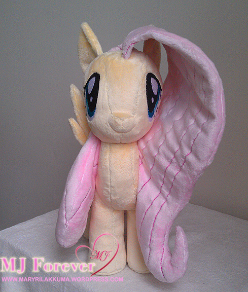 Fluttershy V2.0 plushie by meeeeee!!!!!!!