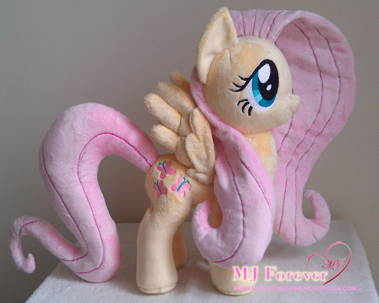 Fluttershy V2.0 plushie by meeeeee!!!!!!!