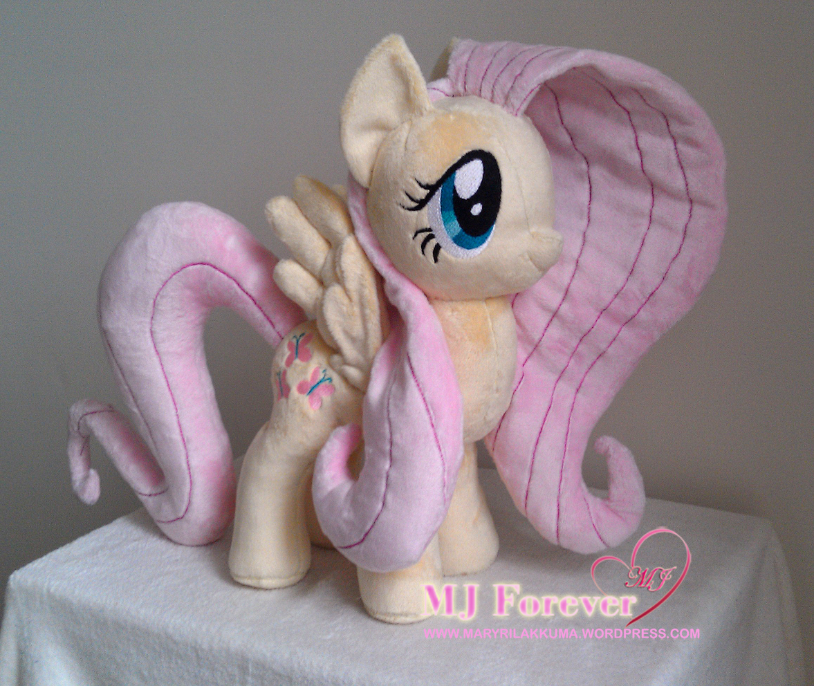 Fluttershy V2.0 plushie by meeeeee!!!!!!!