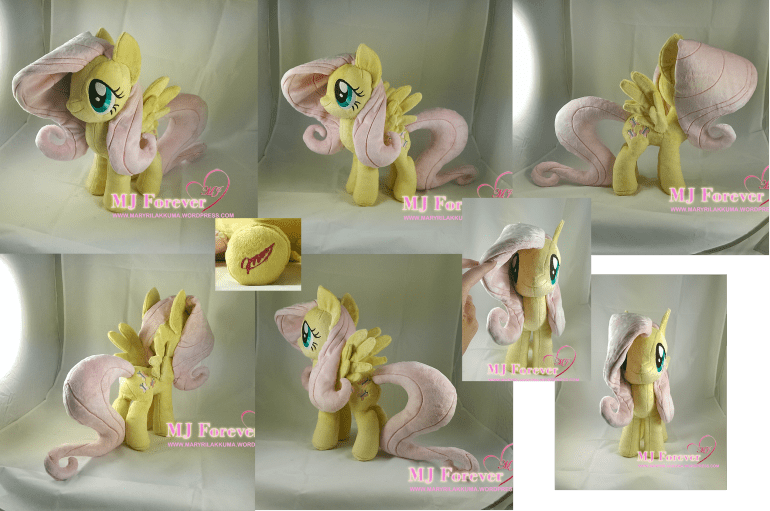 Fluttershy plushie by me!!! (a commission)