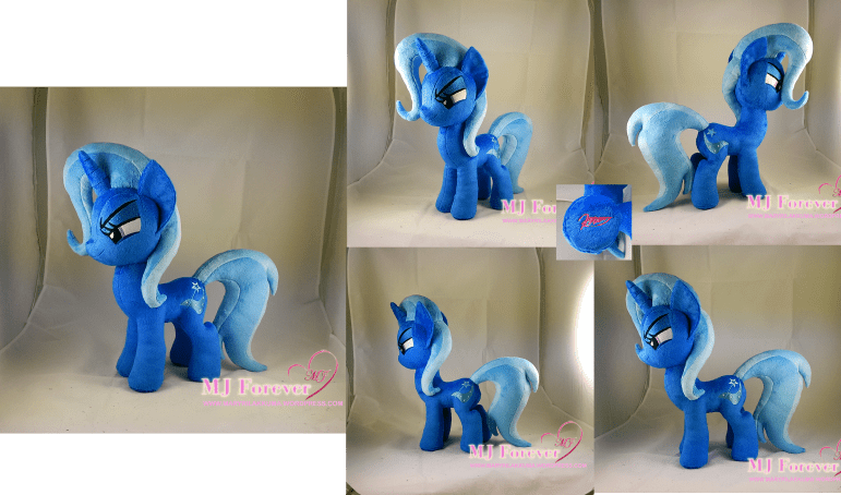 Trixie plushie sewn by meee!!!!