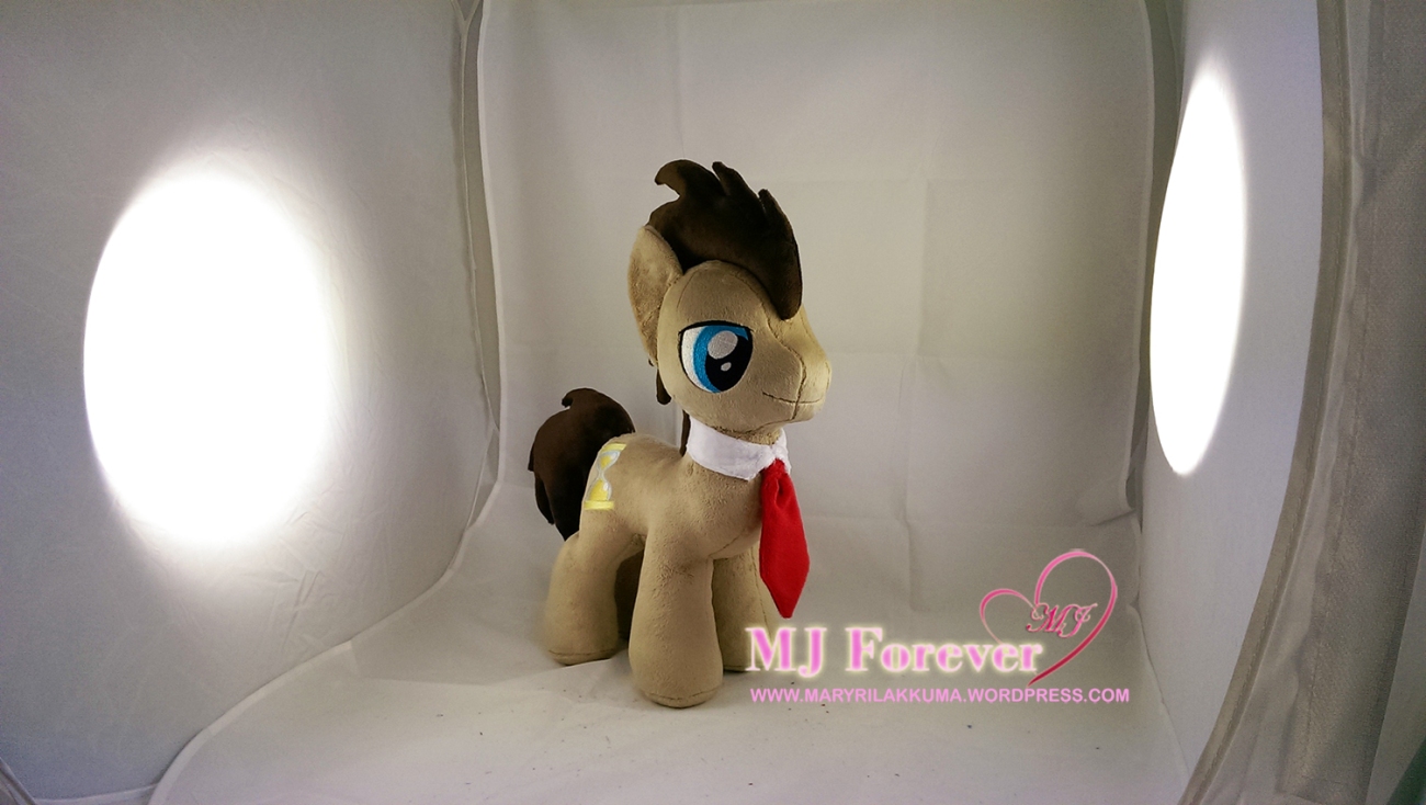 Dr Whooves plushie by meeee!!!!!
