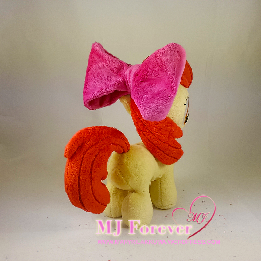 Apple Bloom plushie sewn by meee!!!!!!!