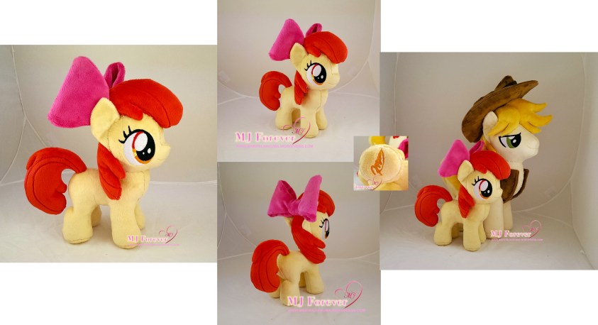 Apple Bloom plushie sewn by meeee!!!!