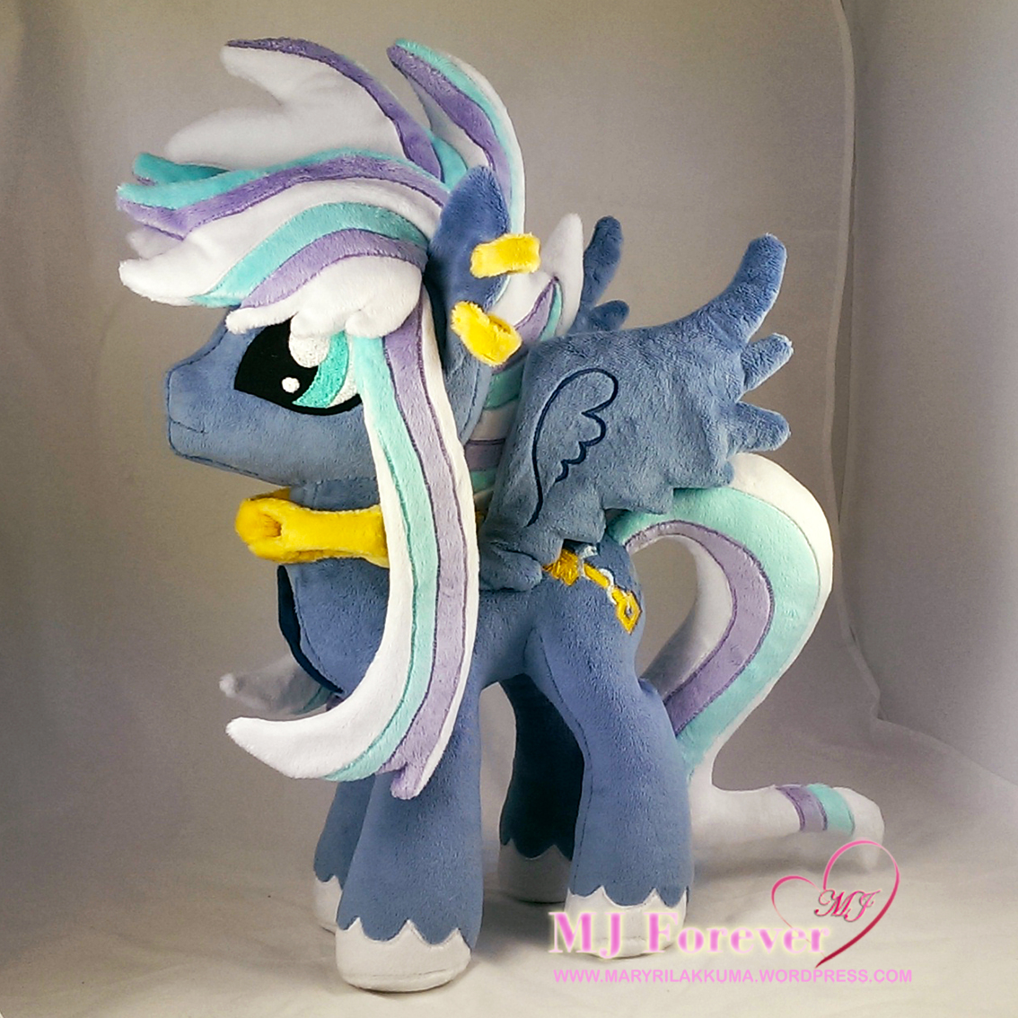 Dusk (my stallion OC) plushified by Little-Broy-Peep