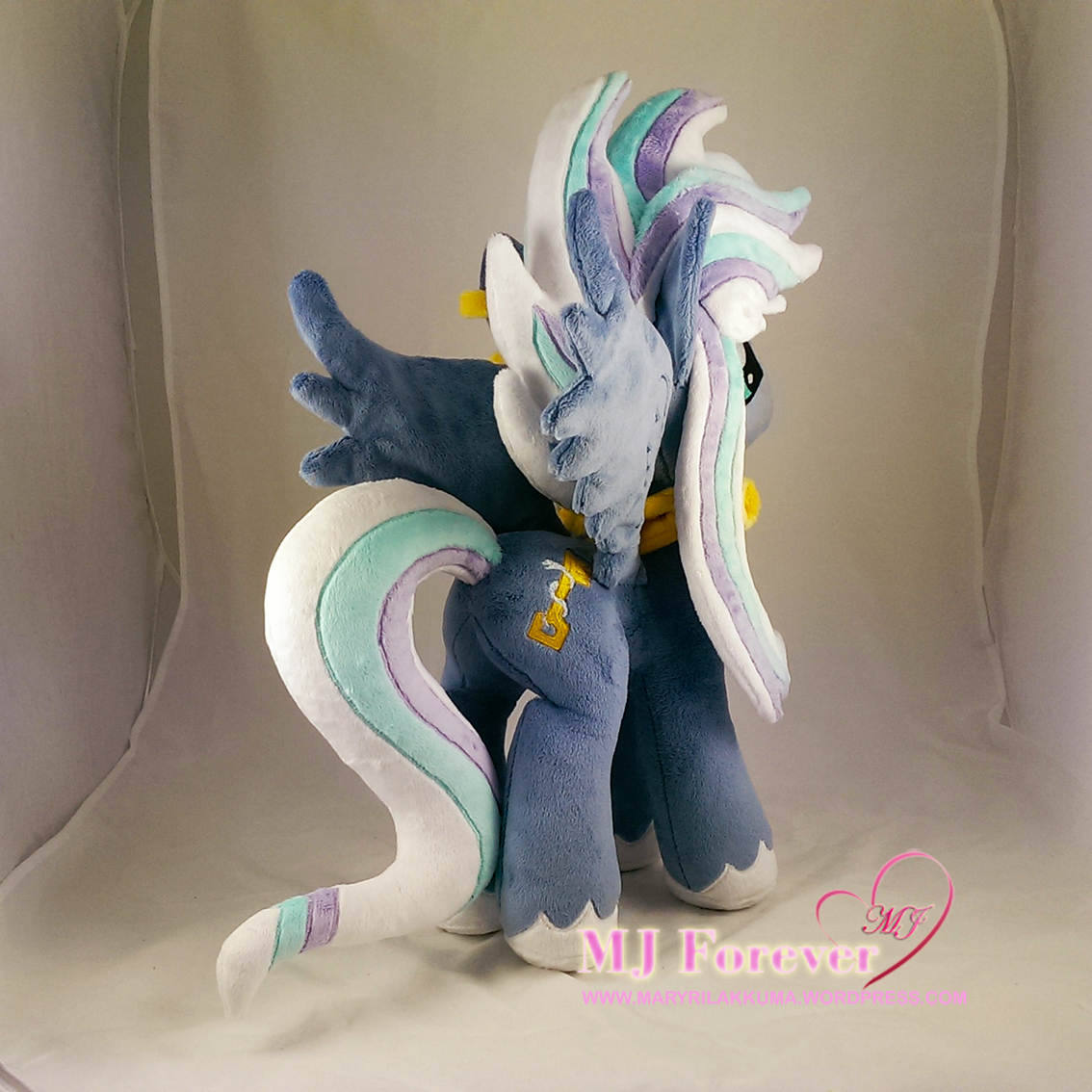 Dusk (my stallion OC) plushified by Little-Broy-Peep