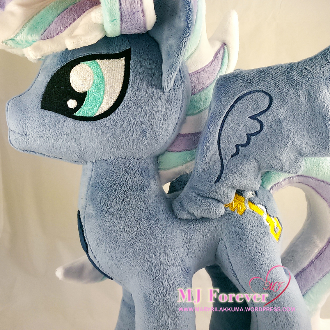 Dusk (my stallion OC) plushified by Little-Broy-Peep