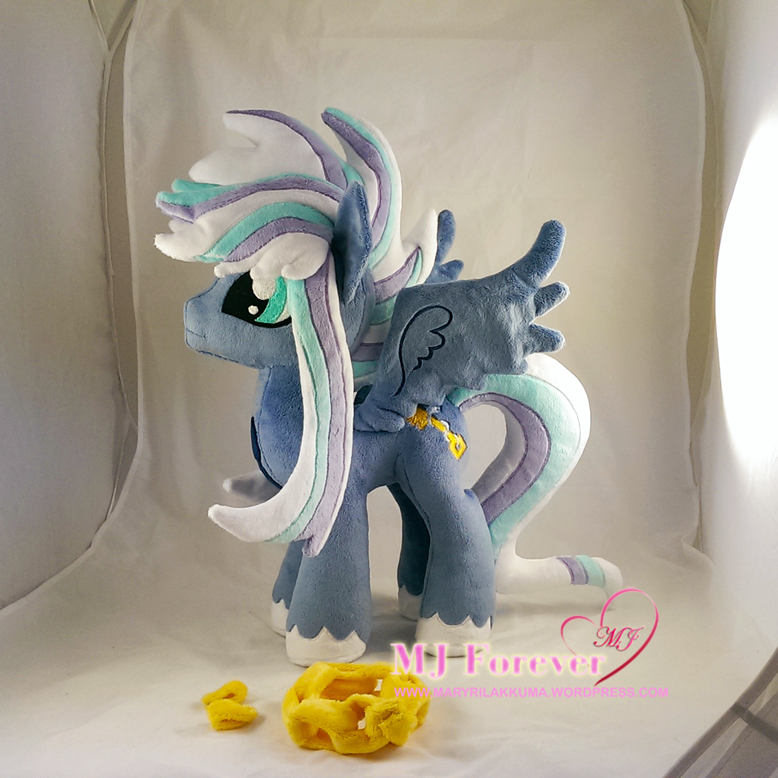 Dusk (my stallion OC) plushified by Little-Broy-Peep