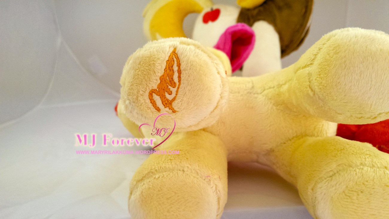 Apple Bloom plushie sewn by meeee!!!!