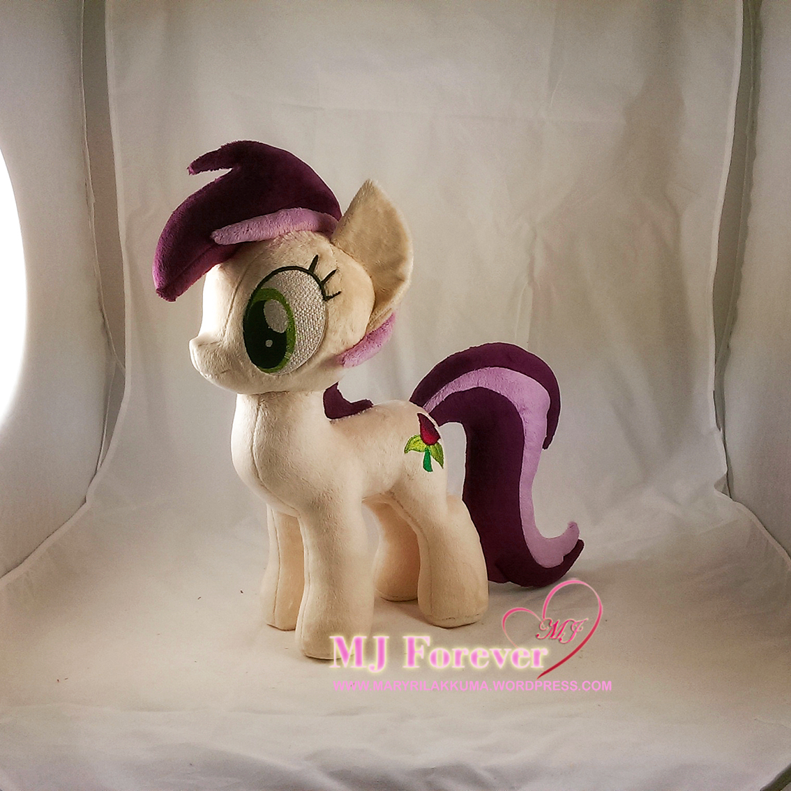 Roseluck plushie sewn by meee!!!!