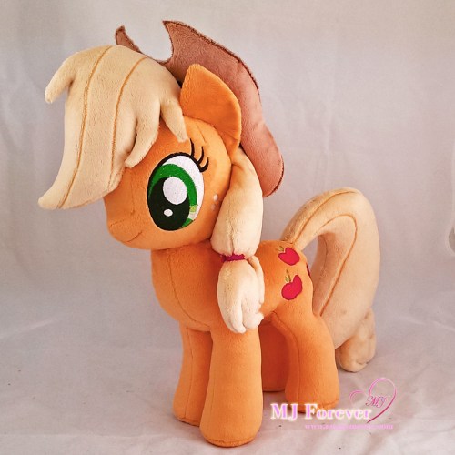Applejack plushie sewn by meeee!!!!