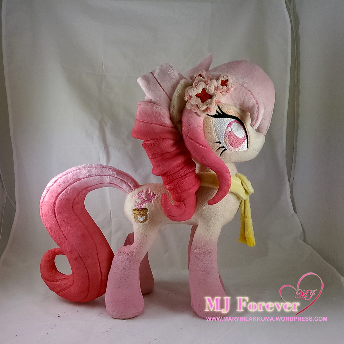 Autumn Orchid plushie (my OC) sewn by meee!!!!!