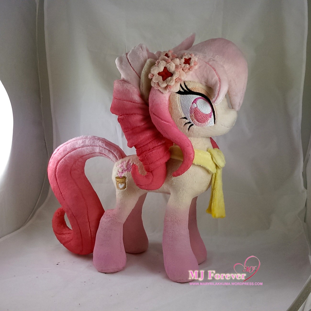 Autumn Orchid plushie (my OC) sewn by meee!!!!!