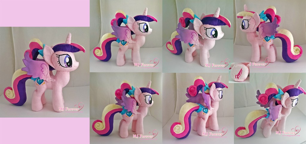 Foalsitter Cadence plushie sewn by meeee!!!!!  ^^