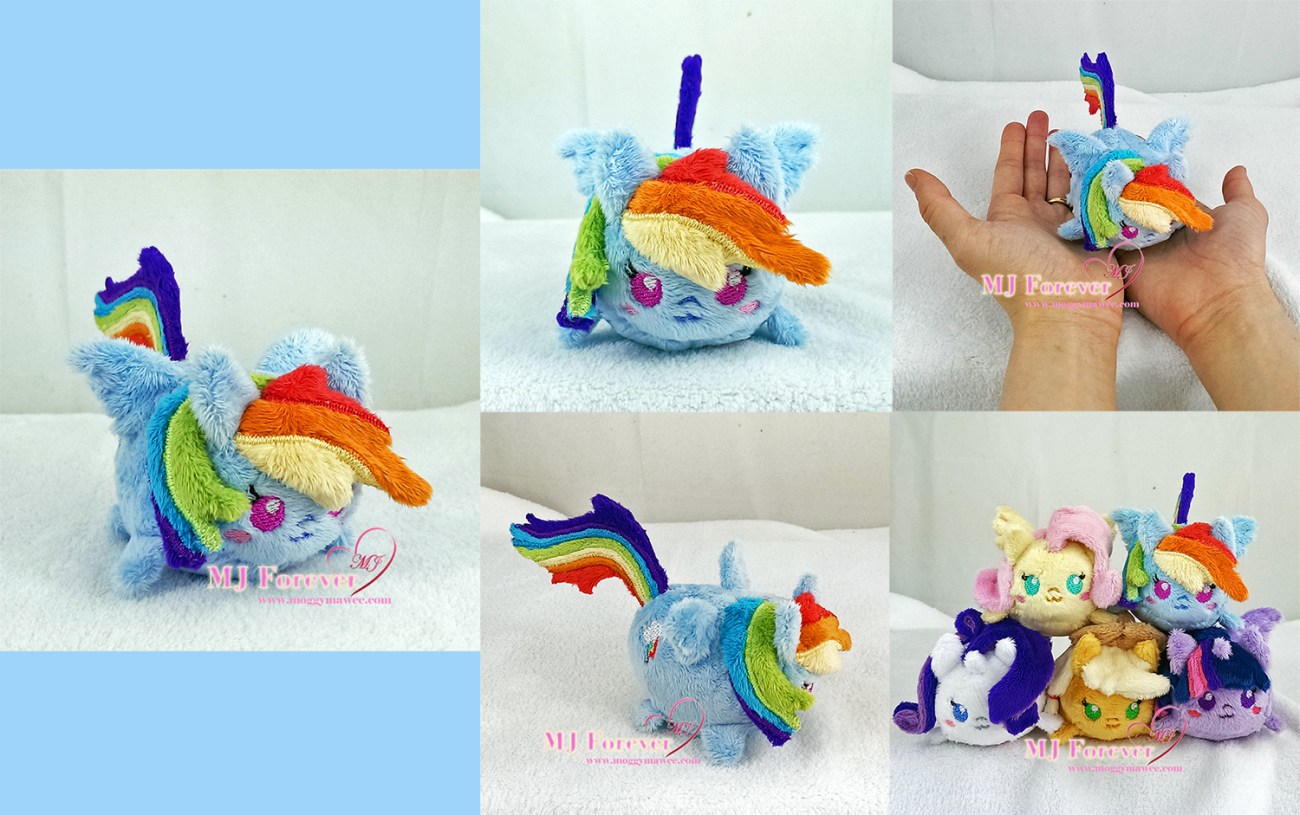 Tsum Rainbow Dash sewn by mee!!!!!