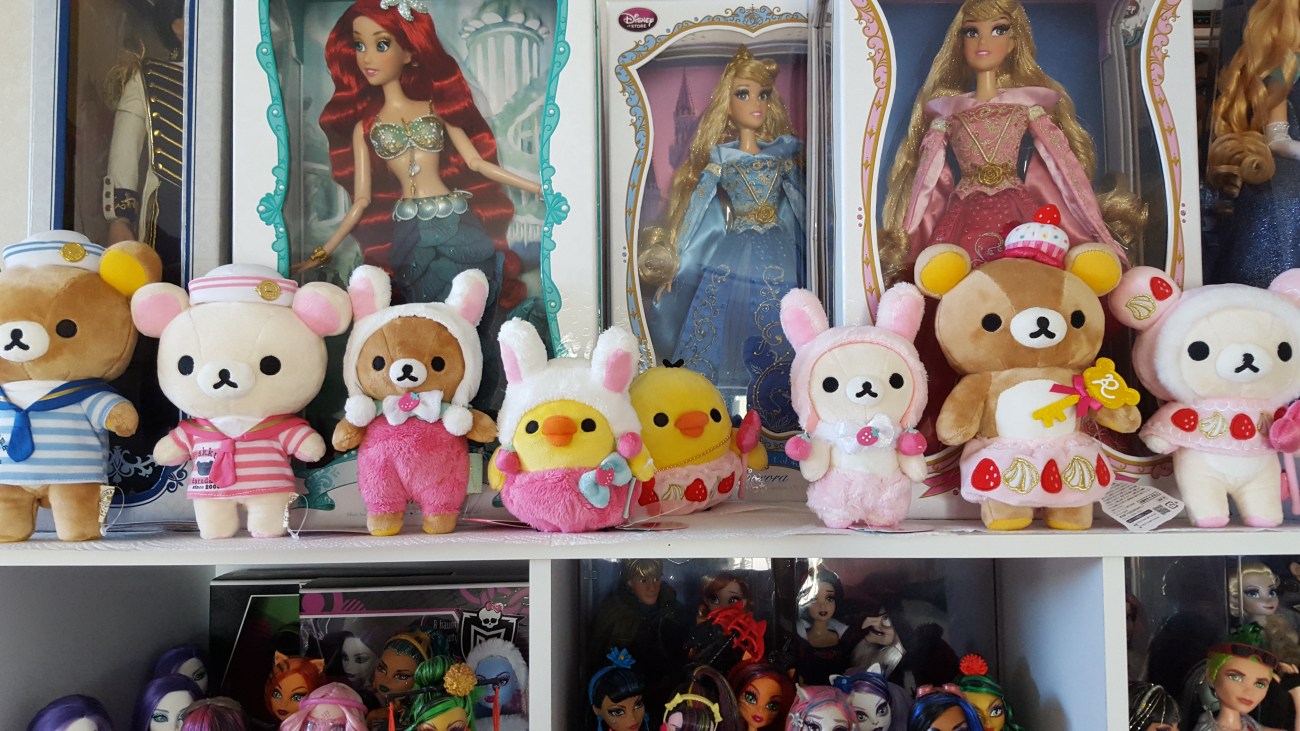 Strawberry bunny Rilakkuma set