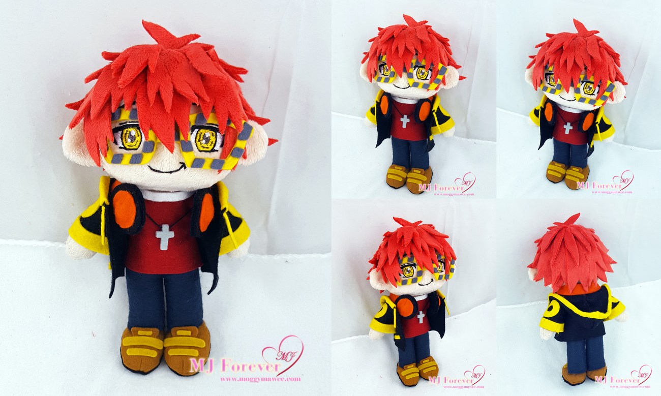 707/Seven/Luciel/Saeyoung plush sewn by meeee!!!